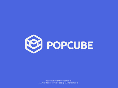 Popcube Modern Logo Design