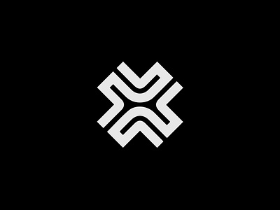 Letter X logomark design.