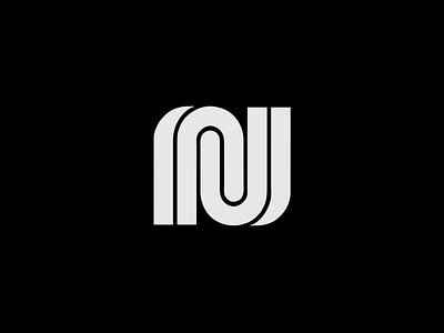 Letter N logomark design.
