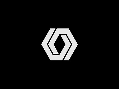 Letter O logomark design.