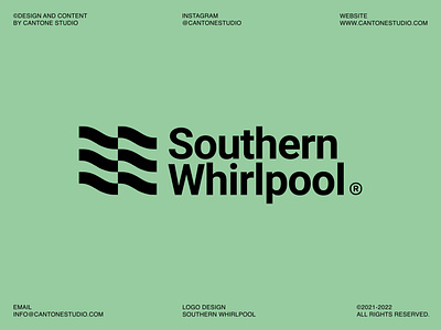 Southern Whirlpool logo design.