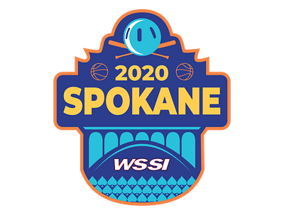 WSSI 2020 Spokane Logo badge branding crest event graphic graphic design logo sports sports logo