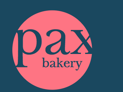 Pax Bakery Logo branding graphic logo