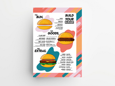 Food menu design graphic design illustration vector