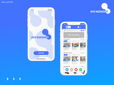 Boarding House and Apartement UI Mobile Design app design figma illustration ios minimal mobile app mobile design mobile ui ui ui design uidesign uidesigner uiux uiuxdesign ux