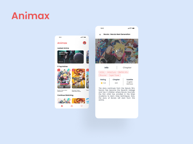 Animax Anime Streaming Apps By Ihza Mastury On Dribbble