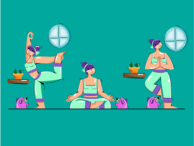 YOGA.POSE.ILLUSTRATION