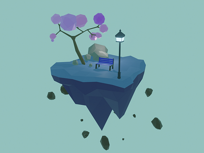 Low Poly Floating Island