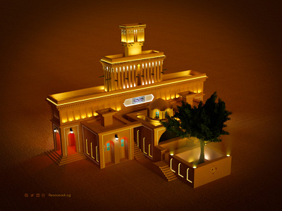 3D Ancient residence