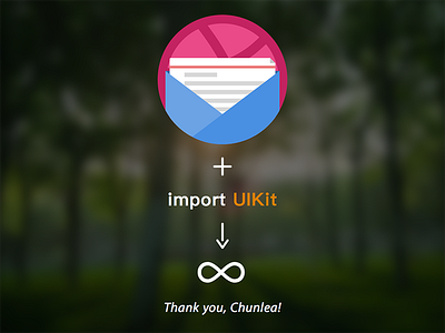 Thank you! debut dribbble