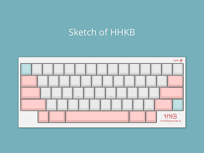 HHKB exercise keyboard sketch