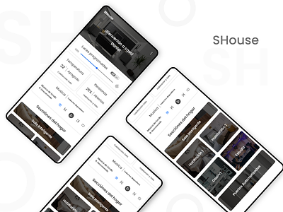 SHouse UI design concept app graphic design ui