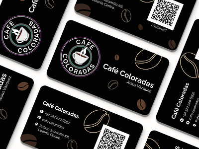 Business card Cafe Coloradas