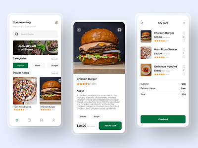 Food delivery app ui adobe xd app cafe app cart page checkout delivery app design details page figma food delivery app graphic design home homepage ios mobile app design mobile app ui restaurant app ui