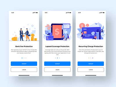 App onboarding ui screen adobe xd app banking design figma graphic design ios mobile app ui onboarding security ui