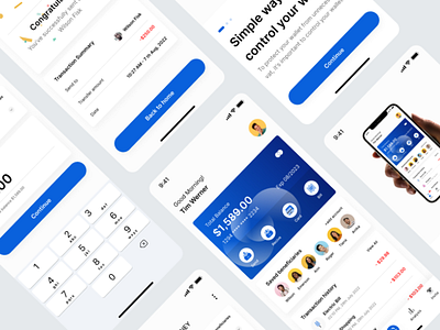 E-Wallet App UI adobe xd app banking design dollar dribbble figma finances graphic design kit linkedin mobile app ui money ui wallet