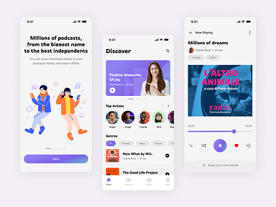 Podcast App Design