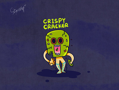 Cracker cracker design doodle draw illustration snacks