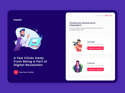 Dashboard Onboarding Page Design