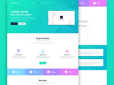 Freebie-Dart Landing page free psd freebie landing page single landing page uiux user interface web web design wordpress