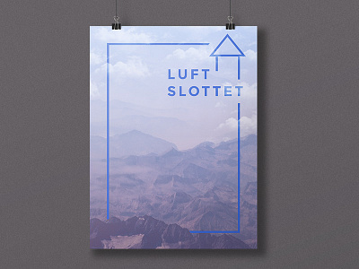 Luftslottet Poster blue castle clouds frame luftslottet mountains poster