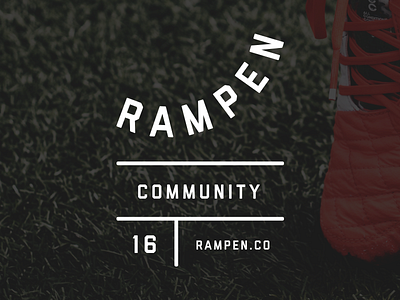 Rampen Community branding community liberator nonprofit society typography