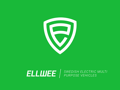 Branding for Ellwee branding electric green logo minimalistic swedish design vehicle