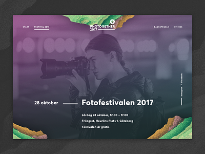 Photogether 2017 website abstract averta card festival grid göteborg photo sweden typography website