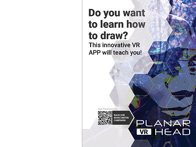 Planar Head Magazine Ad adobe design illustrator indesign