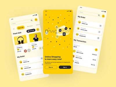 Beeze - Mobile responsive app app design bee catalog design e commerce homepage landingpage marketplace mobile mobile app responsive shop shopping store ui ui design ui ux ux yellow