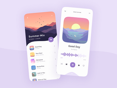 Music Streaming App Design