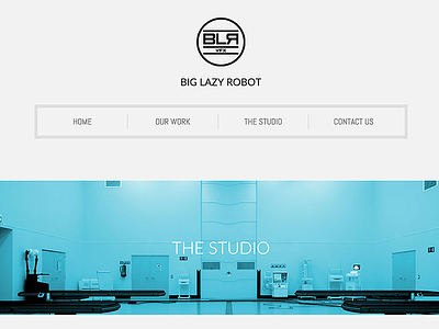 Big Lazy Robot website clean responsive website