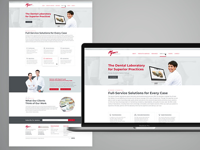Myron's Dental Laboratories design graphic design ui ux web web design webdesign website design
