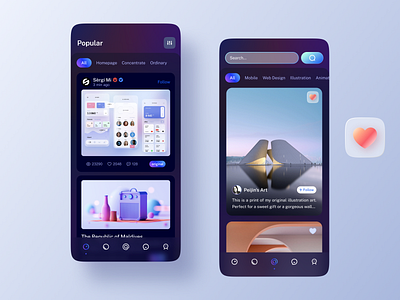 UICN App app design ui ux