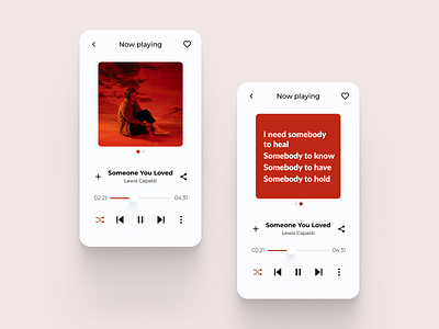 Music Player - DailyUI #009