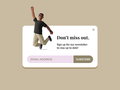 Pop Up/Overlay - DailyUI #016