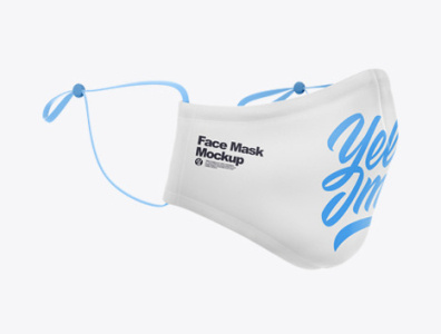 Face Mask With Strap Adjusters Mockup By Object Mockup On Dribbble