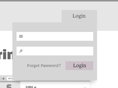 Login Form form login signup