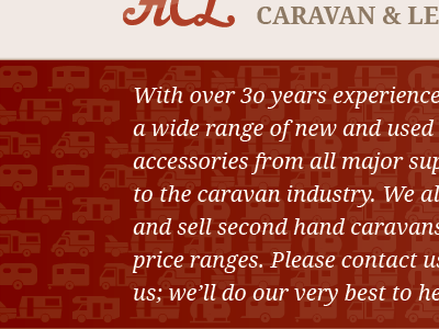 Caravan & Leisure icons site type