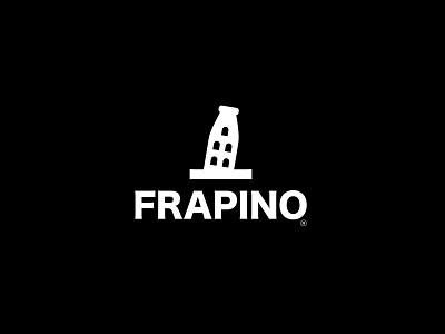 Frapino bottle branding food frapino frappe ice cream icecream italian leaning logo milkshake pisa pisa tower tower tower of pisa towers