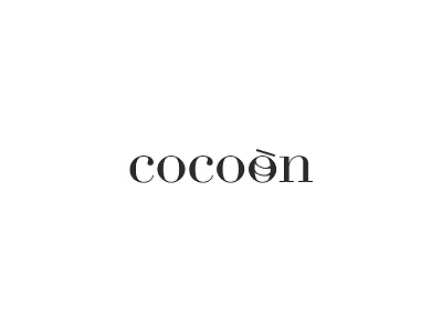 Logo for a underwear brand cocoon logo under wear