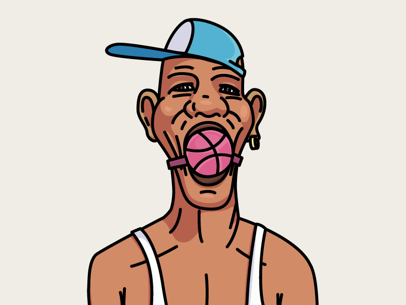 Thanks for the Invite! sketch cartoon idedy hat man thanks new dribbble invite debut vector illustration