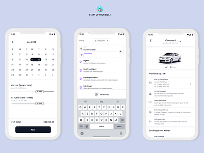 Riding app android animation calender car design location lyft map mobile product design ride travel uber ui ui design user experience user flow user interaction