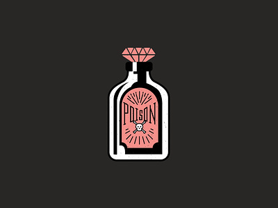 Poison alcohol drink halloween icon illustration mark poison spooky vector