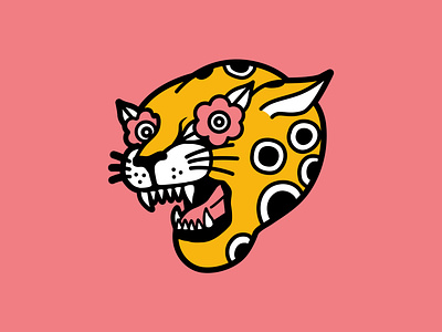 Sassy Cheetah cheetah icon illustration patch sassy vector