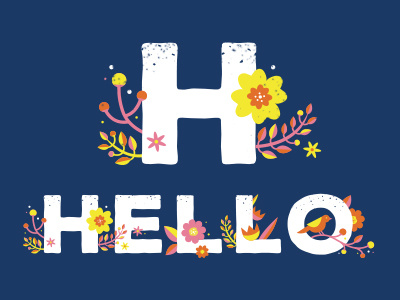 Floral Hello