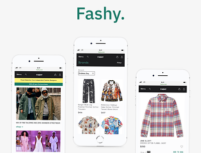 Online marketplace for buying and selling fashion items. interaction design research user experience user interface visual design web design