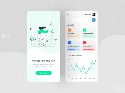 Daily Task Managment App 2022 app app design branding clean creative creative design daily daily task design mobile app task app task list task management ui uiux ux