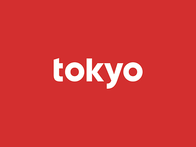 Tokyo logotype japan logo logotype red tokyo
