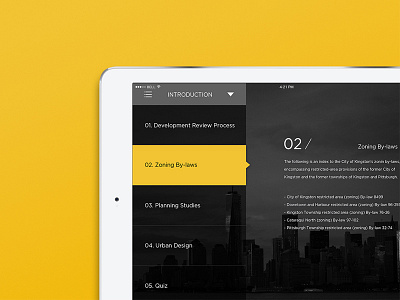 ui / 03 app city graphicdesign icon interface minimal nav ui ux web web design yellow